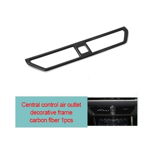 For Volkswagen Jetta Sagitar 2019 carbon fiber Main driving storage box decorative frame 1pc