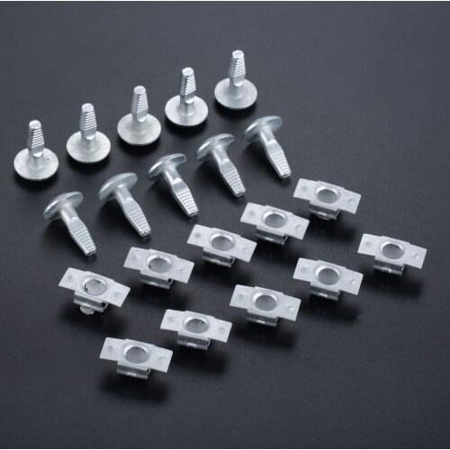 10PCS Universal Auto Car Clips Engine Gearbox Lower Plate Screw Clamp Clip for Citroen C5 C-Quatre Triumph Sega Peugeot Fastener