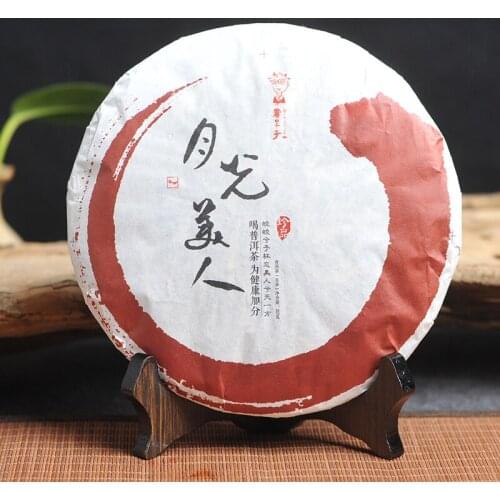 2017 Dr. Pu-erh Tea Moonlight Beauty Pu-erh Raw Cake Moon White 357g Tea