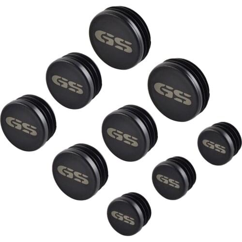 9Pcs Frame Hole Caps Cover Plug Set for Bmw R1200Gs R1200 Gs Adventure 2017-2019