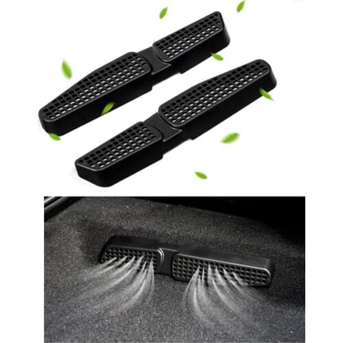 CHIZIYO 1 Pair Car Air Conditioner Cover For Tiguan Mk2 Allspace 2016 2017 2018 Under Rear Seat Seat Air Vent Duct Outlet Shell