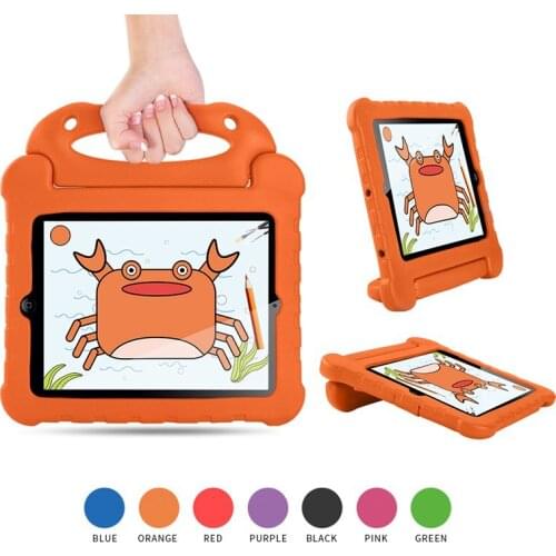 Case for IPad 4 3 2 Non-toxic EVA Handgrip Stand Shock Proof EVA Cover Kids Children Safe Para Shell Coque A1416 A1458 A1459
