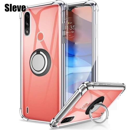Ring Holder Case for Lenovo K12 Pro Note Reinforced Corners Airbag Clear Soft TPU Shockproof Cover on for Lenovo K13
