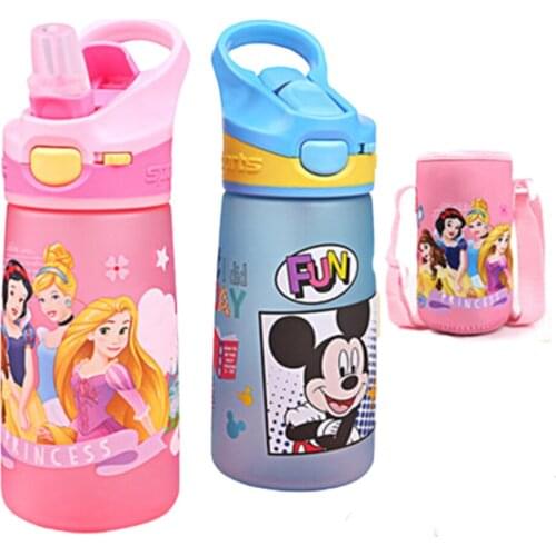 Disney children primary school cup healthy Tritan material no BPA plastic sippy cup kindergarten leak-proof shatter-resistantCup