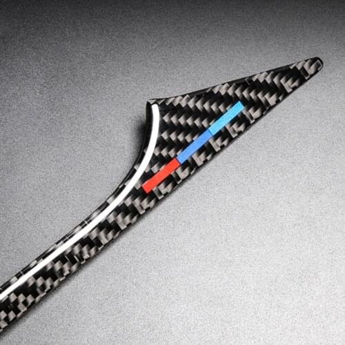 For BMW E60 F10 F07 F01 Carbon Fiber Rearview Mirror Anti-rub Strip 5 Series Car Styling Anti-collision Stickers Accessories