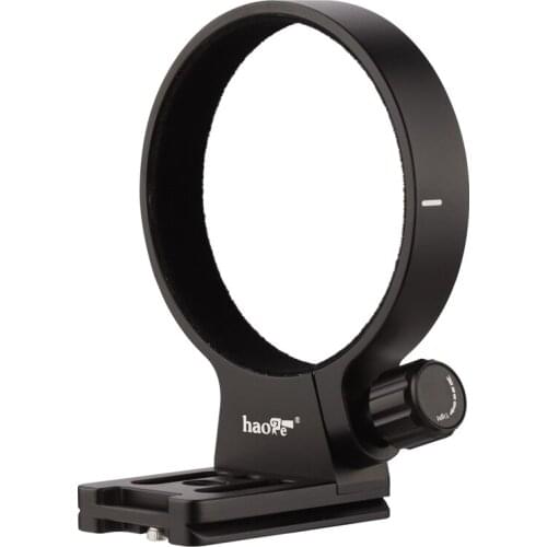 Haoge LMR-RF100 Lens Collar Tripod Mount Ring Stand Base for Canon RF100mm F2.8 L MACRO IS USM Lens Canon RF-Mount built-in Arca