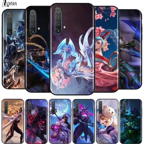 Classic game characters for OPPO Realme V15 X5 X3 X50 X7 X2 C17 C11 C3 C2 7 7i 6 6S 6i 5 Narzo 20 Pro Black Phone Case