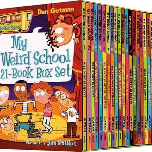 21 books My weird school season one Interesting Story Childrens Picture English Books Kids Learning Toys