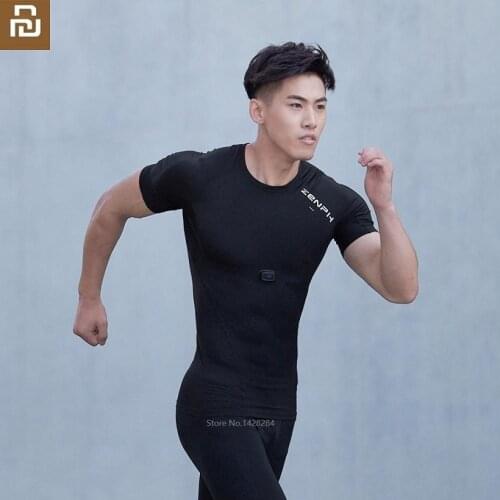 Youpin ZENPH men smart sportswear High elasticity Quick drying Summer Sporting Fitness running T-shirt Male Short sleeve