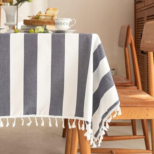 New Product Table Cloth Rectangular Cloth Student Dormitory Tassel Table Cloth Literary Tea Table Cushion Table Cloth