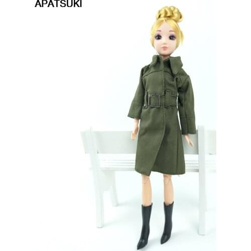 Office Lady Fashion Coat For Barbie Doll Clothes & Shoes Outfits For Barbie Dollhouse Kids Toy 1/6 Doll Accessories