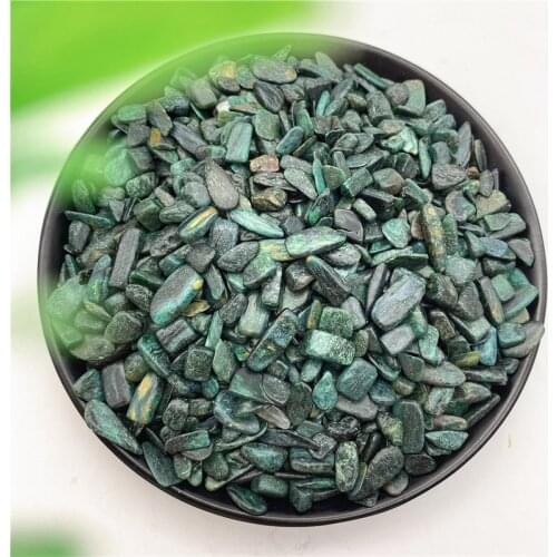 50g Natural Green Kmaite Crystals Gravel Tumbled Stones Minerals Aquarium Decoration Bulk Reiki Gemstones Home Decor
