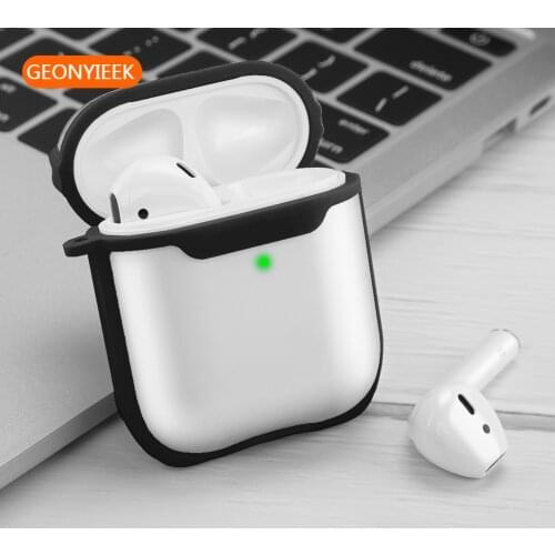 Shockproof Case for AirPods Pro with Keychain Hook Up Protective Cover for AirPods 1 2 Clear Transparent Case