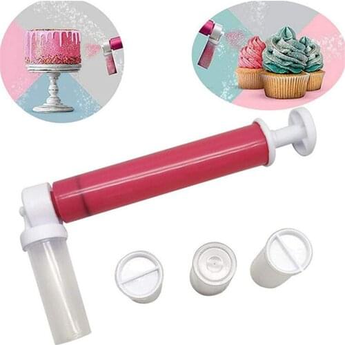 Cake Coloring Duster Manual Cake Airbrush Pump Cake Decorating Tool Baking Tool Gift For Dessert Lover Kitchen Tools Accessories