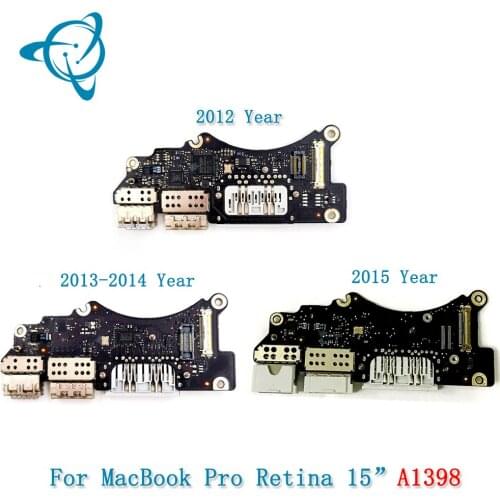 Shenyan Original A1398 I/O USB HDMI SD Card Reader BOARD For MacBook Pro Retina 15" USB Board 2012 2013 2014 2015 Year