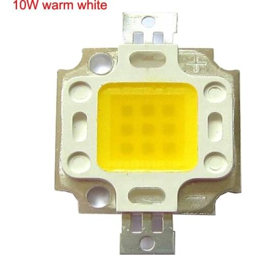 1pcs High Power 10W 30mil 9~10V 900mA Natural Cool Warm White 3000K 4500k 6000k Cold White SMD LED Bulb Lamp Chip Parts