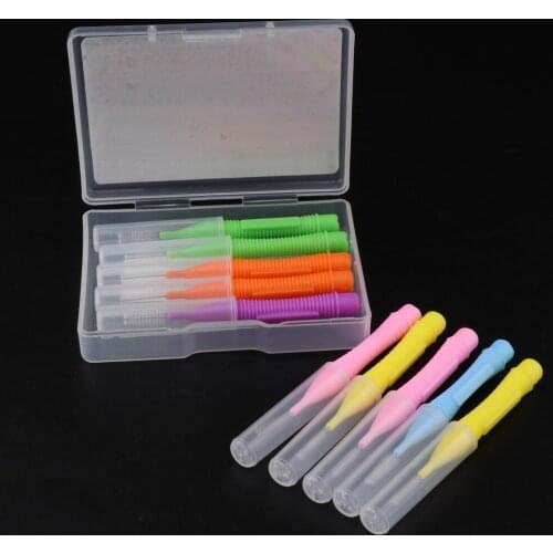 10Pcs Interdental Brushes Teeth Floss Oral Care Hygiene Toothpick Cleaner