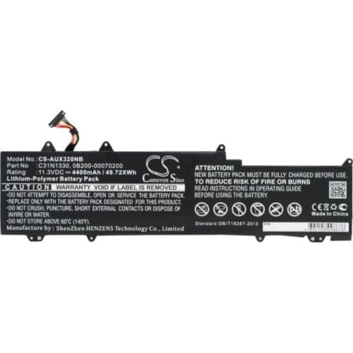 Cameron Sino 4400mAh battery for ASUS Zenbook UX32LA Zenbook UX32LA-0171A4210U Zenbook UX32LA-R3002H C31N1330