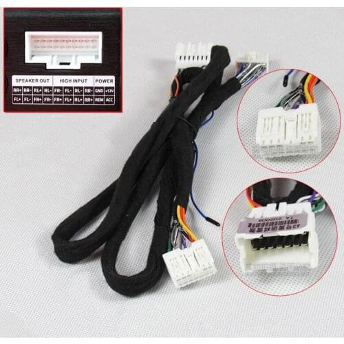 Car DSP amplifier wiring harness fit for Renault series