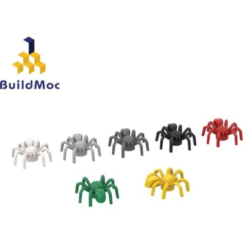 BuildMOC 29111 Spider For Building Blocks Parts DIY Construction Creative gift Toys