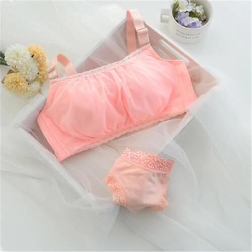 Teen Bras For Girls Bra Set Cotton Training Bra Set Adolescente For Children Student Bras Teenage Girl Underwear Girl Clothes