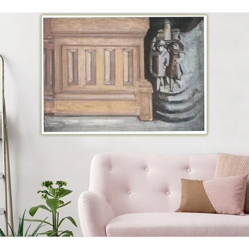 Citon Mark Rothko《Street Scene》Canvas Art Oil Painting Abstract Print Painting Decorative Picture Wall Decor Home Decoration