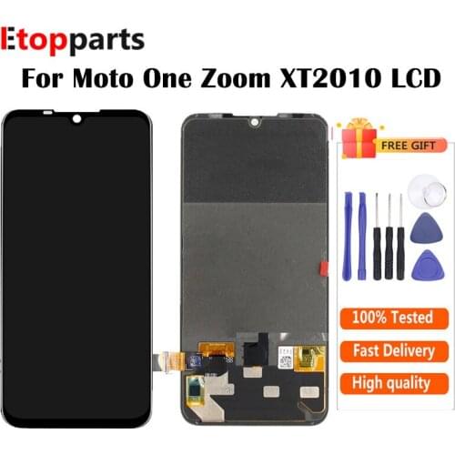 Display For Motorola One Zoom LCD XT2010 Xt12010-1 LCD Screen With Touch Glass Digitizer Assembly One Zoom LCD Free Shipping