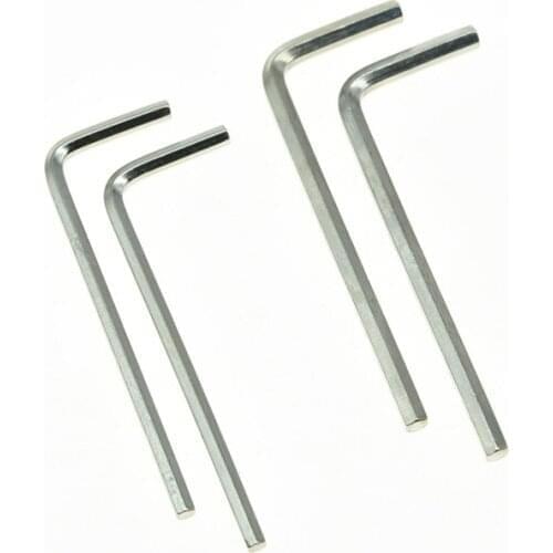KAISH 2 Pack (M3&M2.5) Guitar Hex / Allen Key Wrench for Electric Guitar or other Bridges