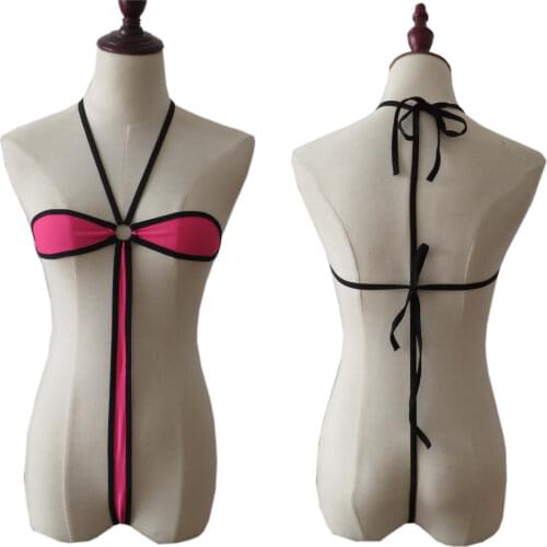 Micro bikini 2019 Sexy Sling Y shape Lotion Open back girl Beach Sunbathing spa swimwear women one piece swimsuit women monokini