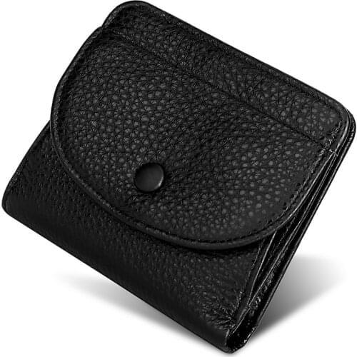 Fashion women wallets genuine leather small coin purse female cowhide card holder wallet