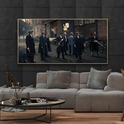 Peaky Blinders Cillian Murphy TV Show Canvas Painting Movie Posters Prints Wall Art Picture Cuadros Home Decoration Room Decor