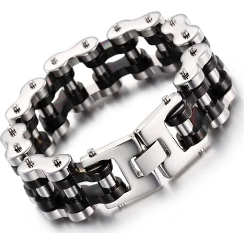 New Foreign trade jewelry fashion stainless steel men 's bracelet explosion section wholesale