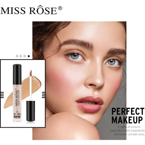 New MISS ROSE 5ml Face Contour Makeup Liquid Concealer Base Makeup Face Foundation Liquid Concealer Makeup Cosmetics Hot TSLM1