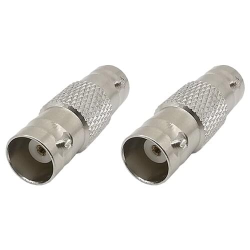 10Pcs Double BNC Female Jack Straight Coupler Coax KK Connector Joint Video Cable Extender adapter for CCTV Camera Security