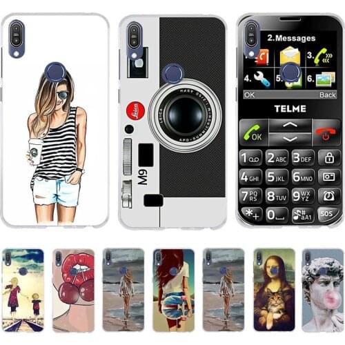 B Silicone Case For ASUS Zenfone Max Pro M1 ZB601KL ZB602KL Case Cute Cartoon Girl TPU Case for Max Pro M1 Cover