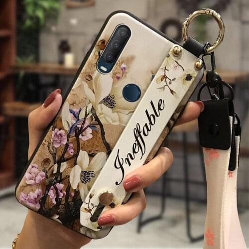 Silicone Dirt-resistant Phone Case For Alcatel 1S 2020/1V 2020/3L 2020 Flower Soft Case Soft