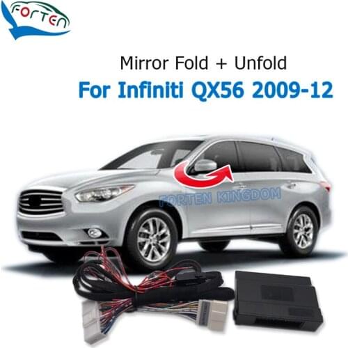 Forten Kingdom Car Side Auto Rear Mirror Folding System Module For Infiniti QX56 2009-2012 Rear View Mirror fold unfold