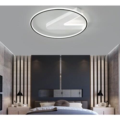 LED ceiling lights bedroom simple modern atmosphere creative personality room living room square study lamp