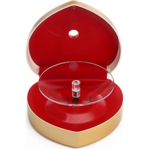 Solar Showcase 360 Turntable Rotating UFO shapes Jewelry Watch Ring Phone Stand Display Jewelry Organizer Hard Display Stand