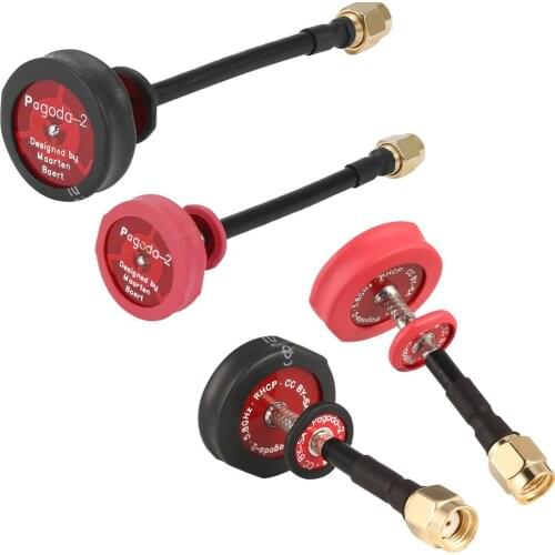 Pagoda 5.8G 5dBi 50W Omnidirectional Omni FPV Flat Panel Pagoda Antenna LHCP/RHCP SMA/RP-SMA