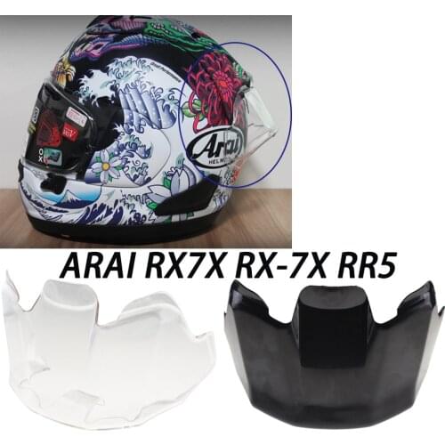 RX7X RR5 Motorcycle Rear Trim Helmet Spoiler For ARAI RX7X RX-7X RR5 VZ-Ram RX7V Helmet Spoiler Accessories