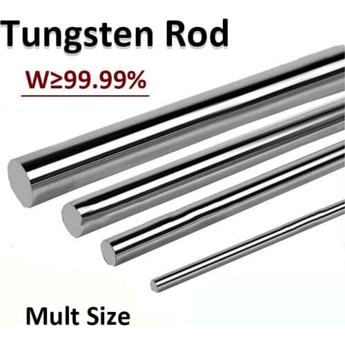 99.99% Pure Tungsten Rod Hard Metal Electrode Wear-resistant Wolfram Engraving Steel Bar for Molds And Instruments