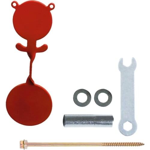 A5KC Bullseye Outdoor Bullseye Tactic Paintball Training Stainless Steel Portable Hunting Shooting Plates