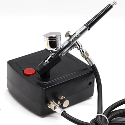 0.2mm Airbrush Paint Airbrush Compressor Air Brush Spray Gun Sprayer Pen Kit Makeup Airbrush Cake Needle Body Paint Nail Tattoo
