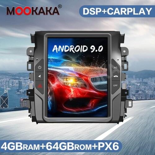 Tesla Style Android 9 64GB Car Radio GPS Navigation For HONDA AVANCIER 2017+ Tape Recoder Multimedia Player Screen Head Unit DSP