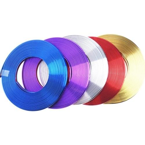 Car 8M Wheel Tire Car Interior Decoration Strip Auto Parts for Mitsubishi ASX/Outlander/Lancer Evolution/Pajero/Eclipse/Grandis