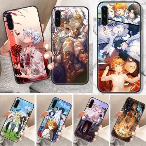 Anime The Promised Neverland Phone Case For Samsung Galaxy A 10 12 20E 21S 30 32 40 50 51 52 70 71 72 5 6 7 2016 2018 black