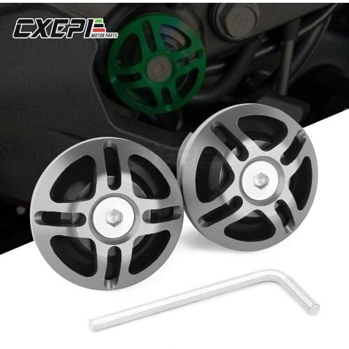 For Kawasaki NINJA400 NINJA 400 2018-2020 Latest High Ratings Motorcycle CNC Aluminum Frame Hole Cap Cover