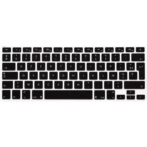 For Macbook Air Pro Retina 13 15 Keyboard Cover 1Pcs Eu Euro Azerty French Silicone For Imac Keyboard Skin Protector