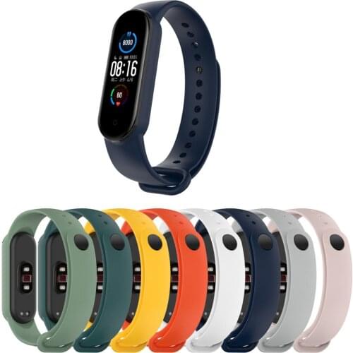 For Xiaomi miband 4 mi band 3 4 5 Wristbands Colorful Smart Strap Colorful Bracelet for Xiaomi miband 5 4 3Smart band